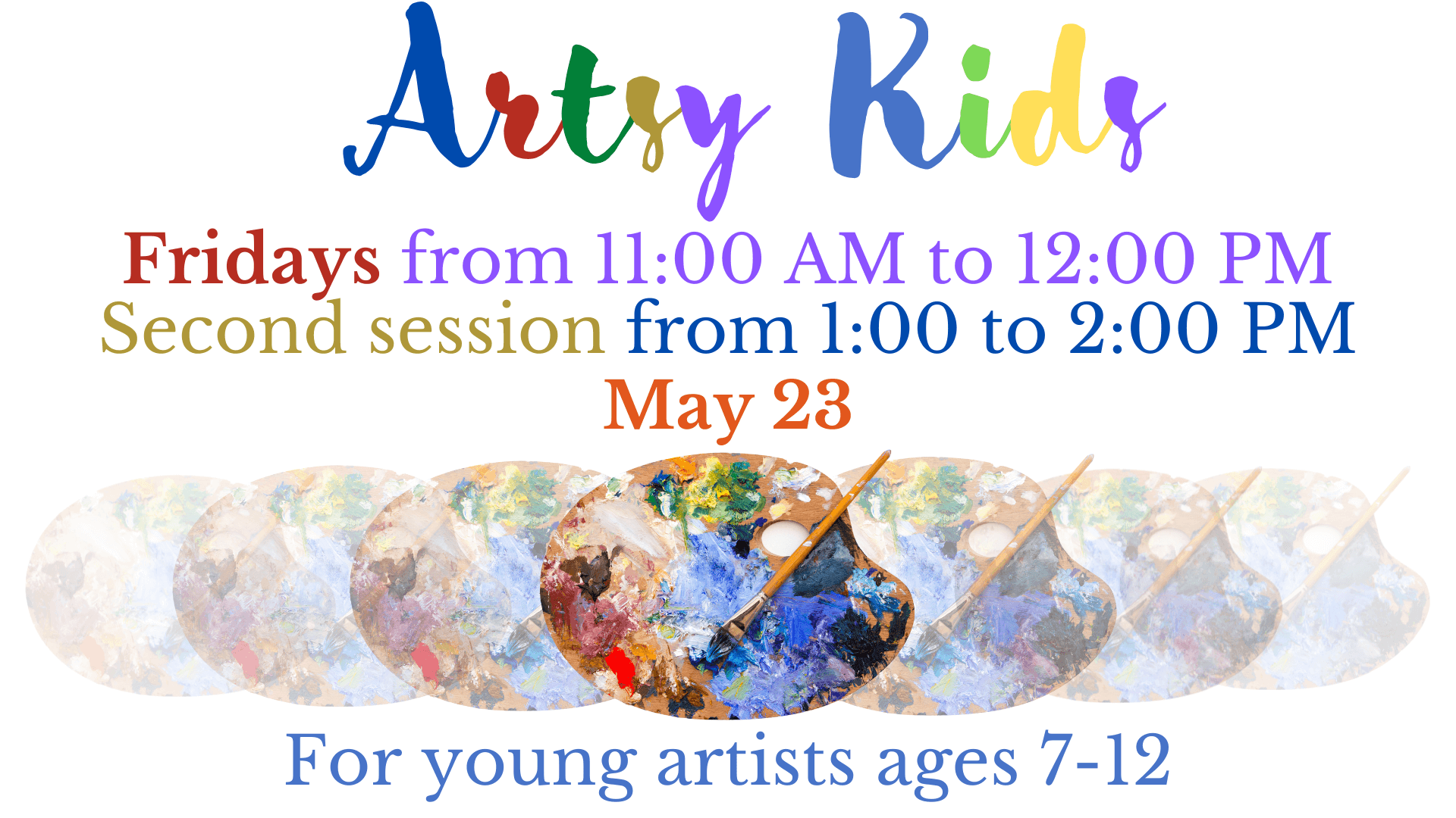 Artsy Kids May 23 2025