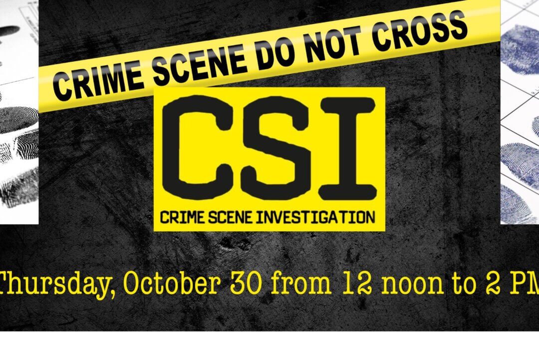Kids Explore : CSI (Crime Scene Investigation)
