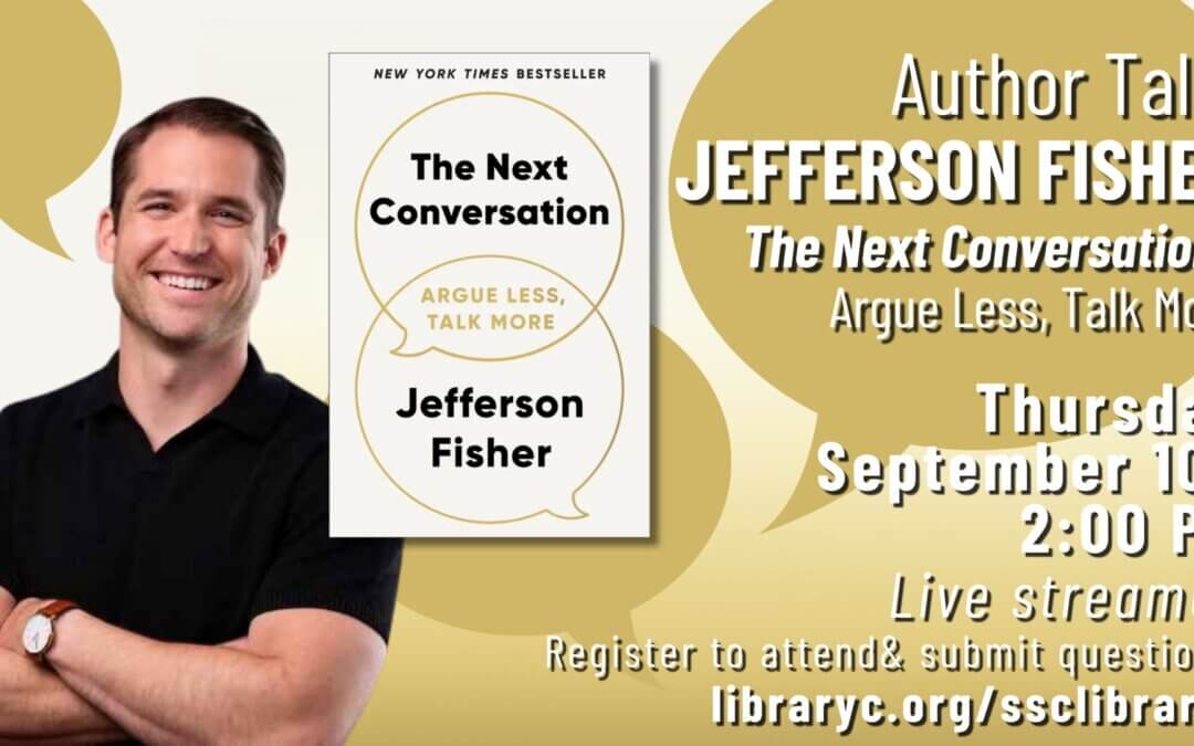 Online Author Talk | Jefferson Fisher : Argue Less and Talk More