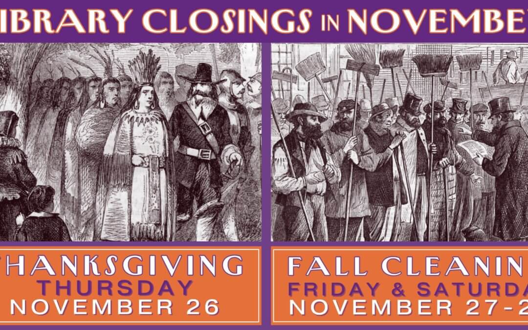 Library Closed for Annual Fall Cleaning: Day 2