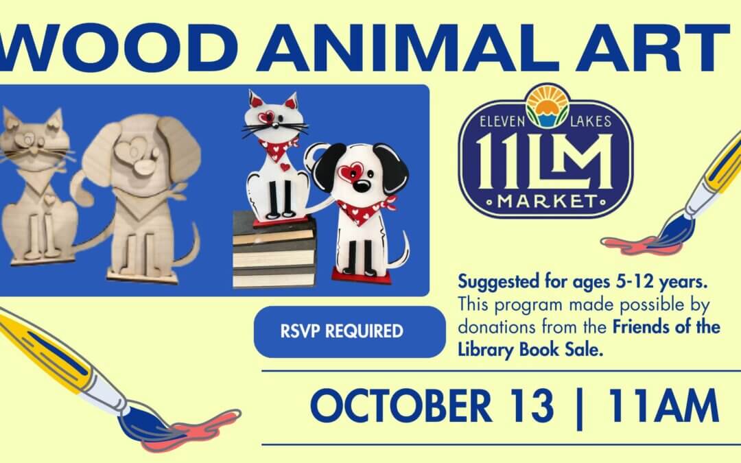 Wood Animal Art with Eleven Lakes Market