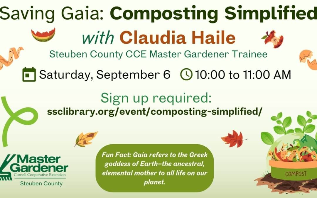 Composting Simplified: In Person is Full, Zoom Still Available