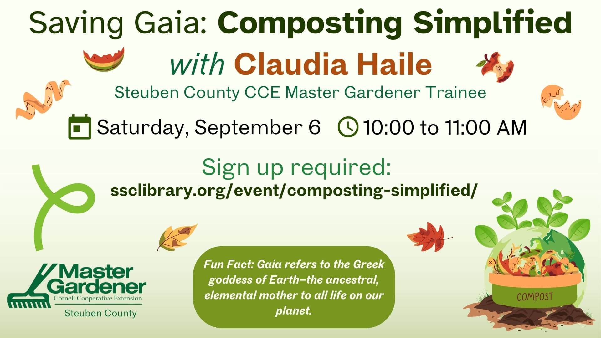 ‘Saving Gaia’ Composting (Presentation)